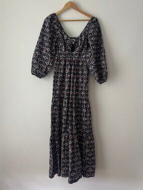 Xirena Floral Print Long Dress